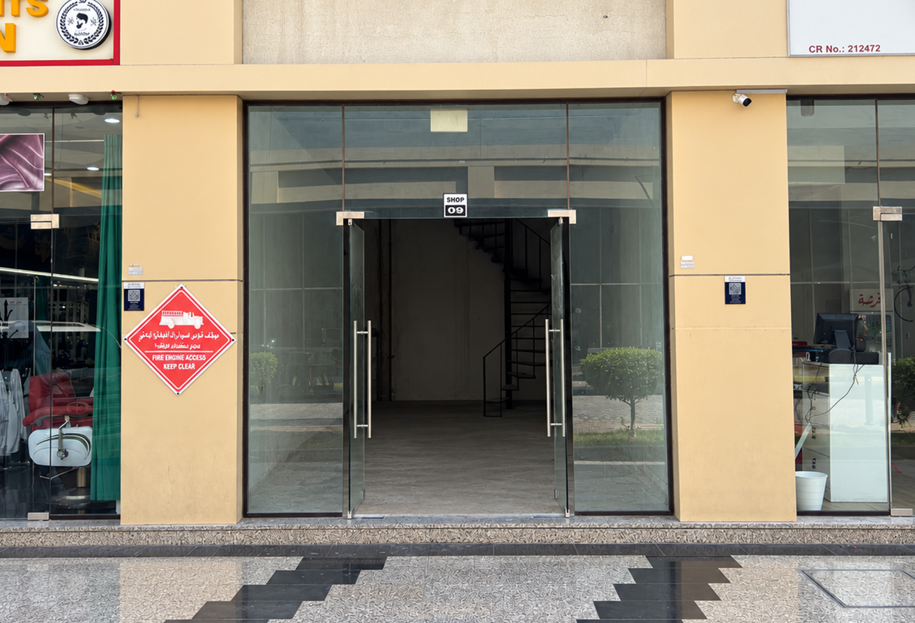 Shops 80SQM  for rent in bin al sheikh plaza